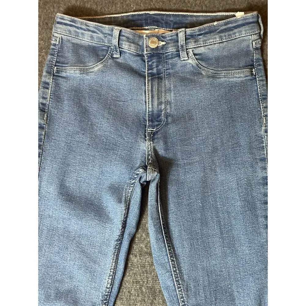 H&M Jeans Boys Size 12‎ Light Blue Denim Skinny Fit Pants School Casual Summer